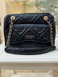 QM922908 black logo marieke shoulder bag