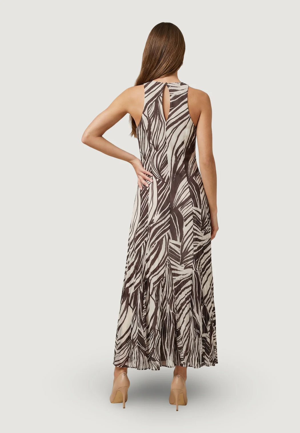 Guess Serafina mesh lon maxi dress w6gk13k2943- pmic