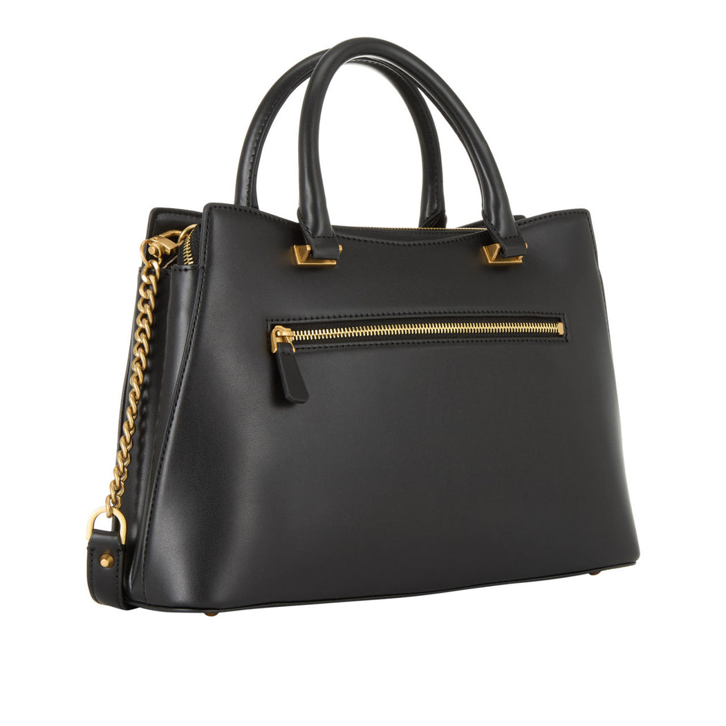 Guess black kuba satchel bag VA932906