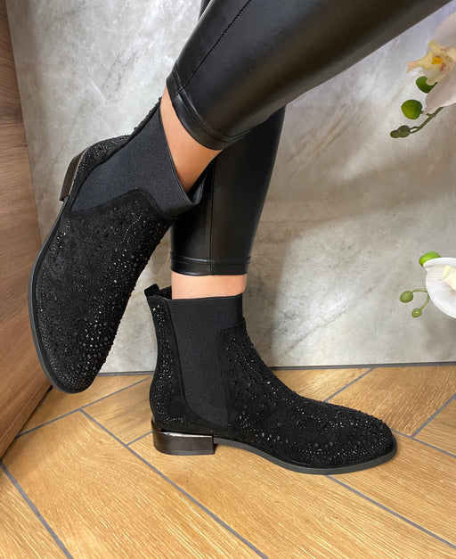 Yuni one ink gems ankle boots