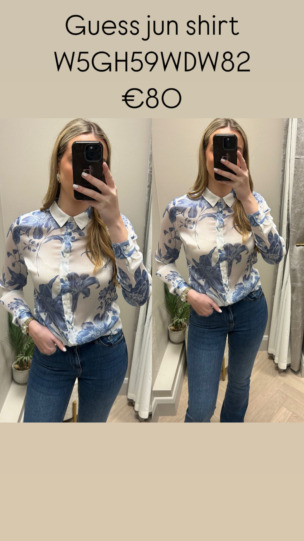 Guess jun shirt W5GH59WDW82