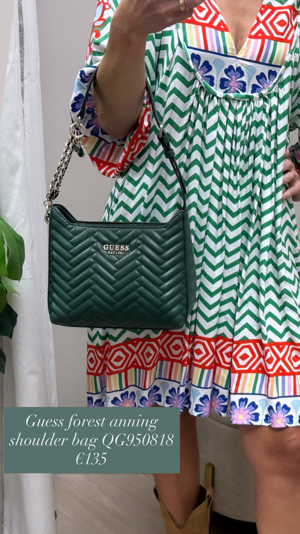 Guess forest anning shoulder bag QG950818