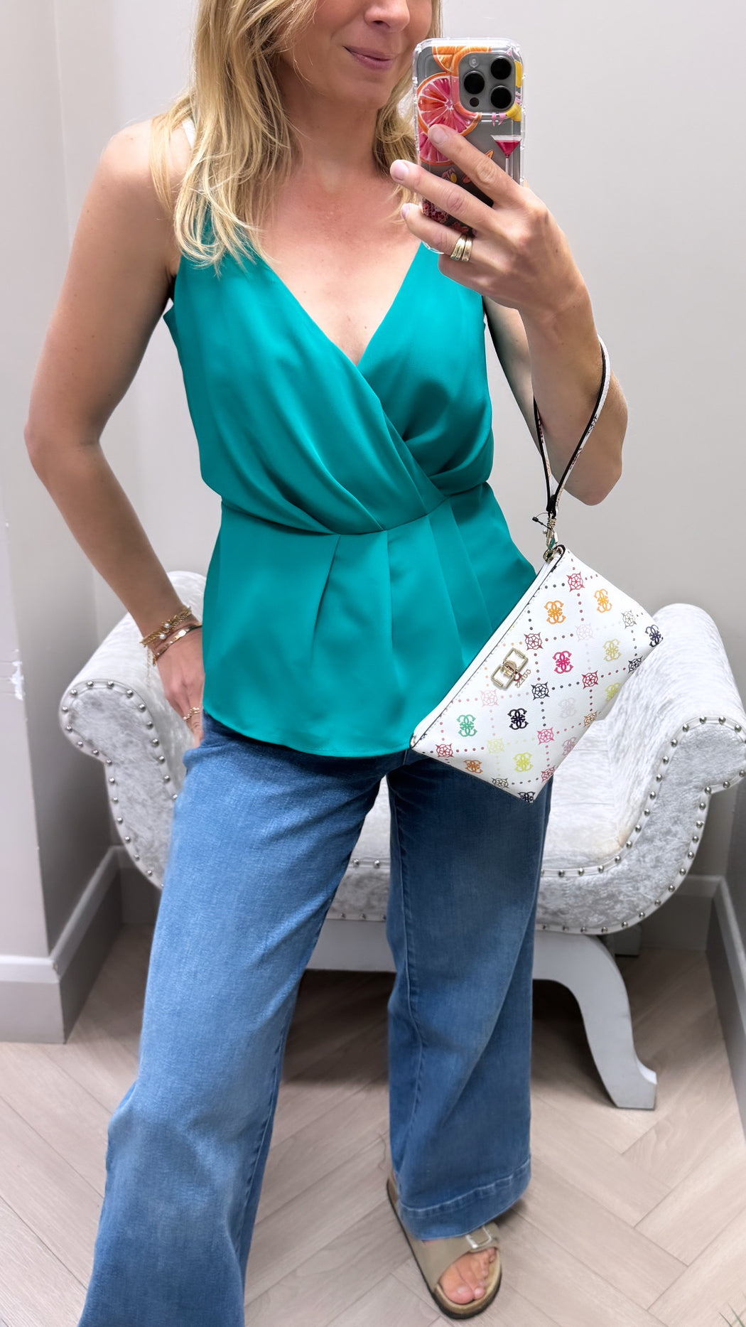 Silk smeraldo green azalea