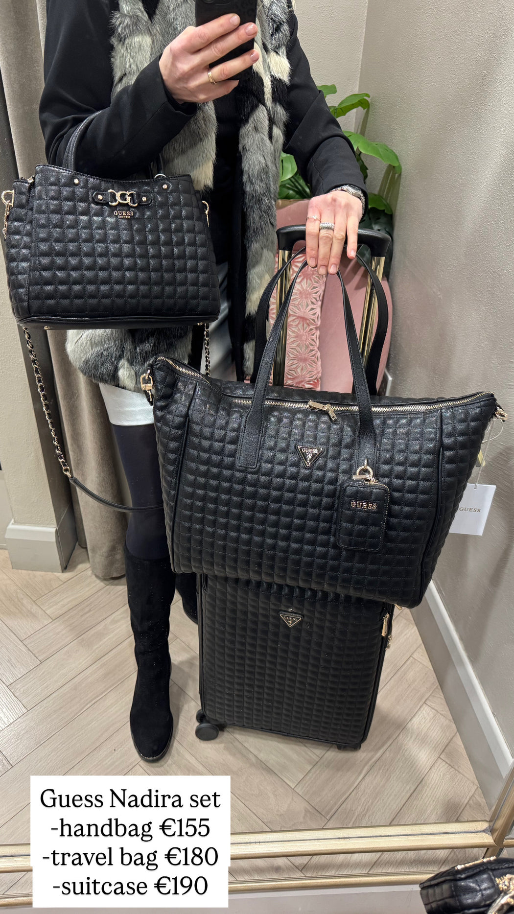 Guess nadira cabin luggage qg8424983