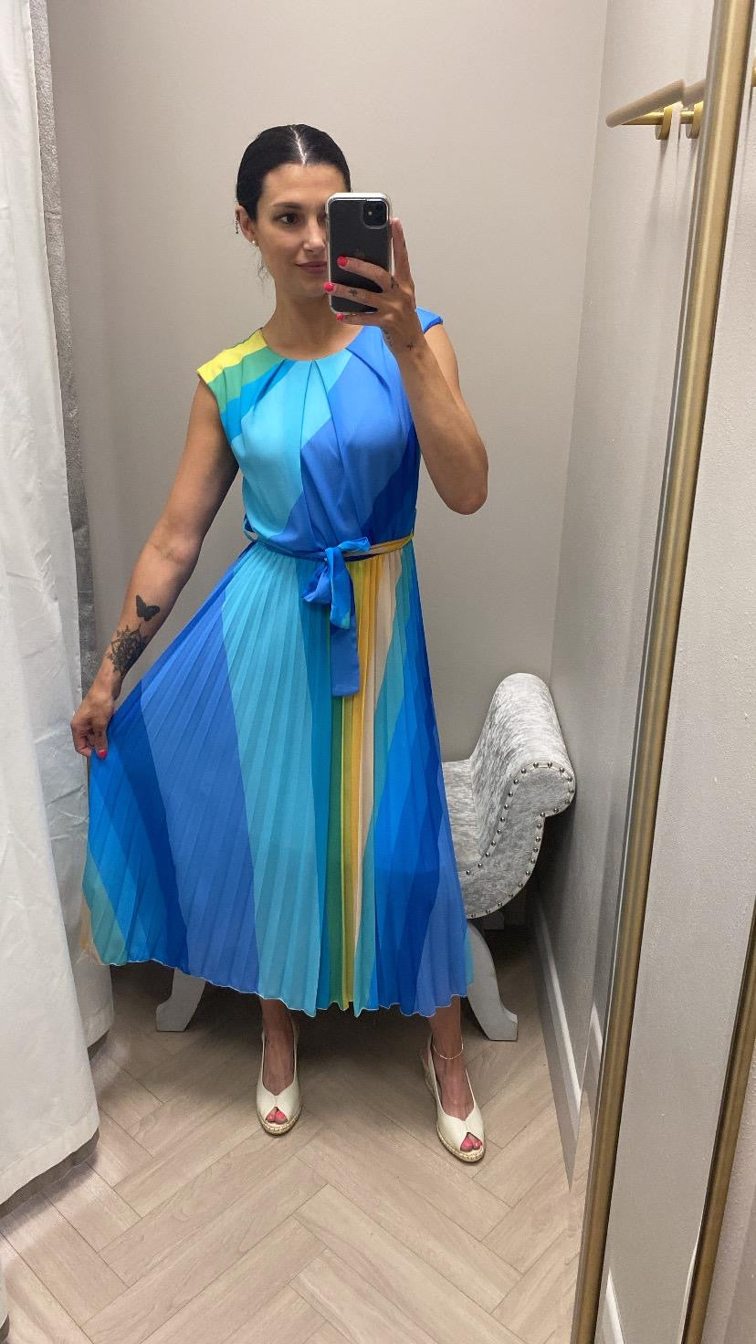 Rainbow blue midi