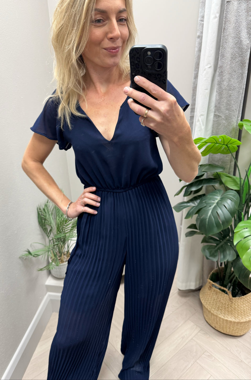 Marilia navy jumpsuit