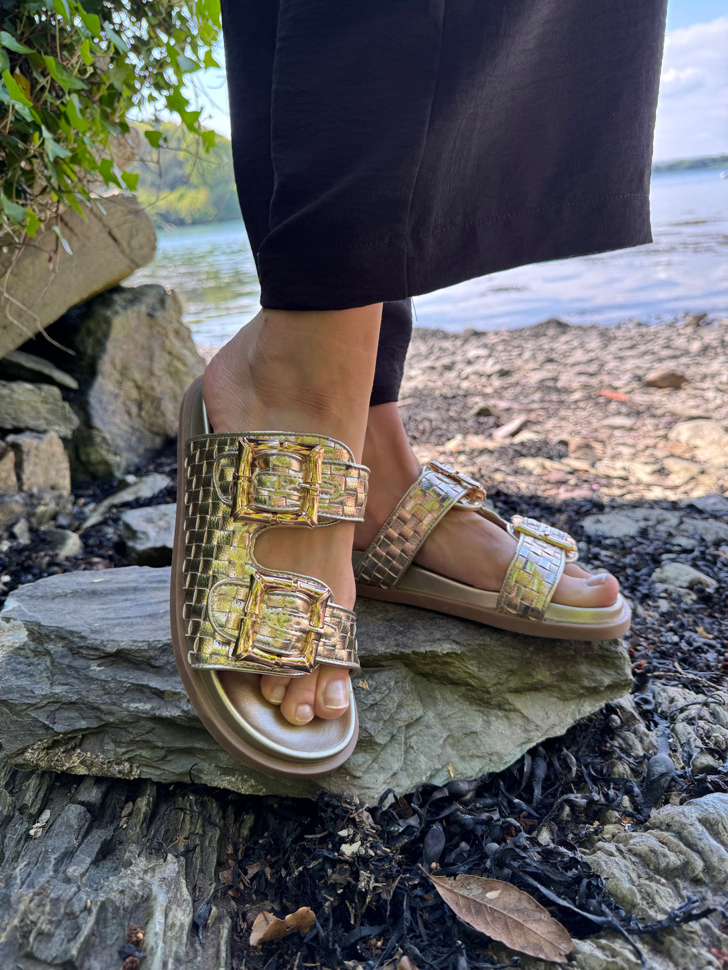 Duxford bling squares loafer