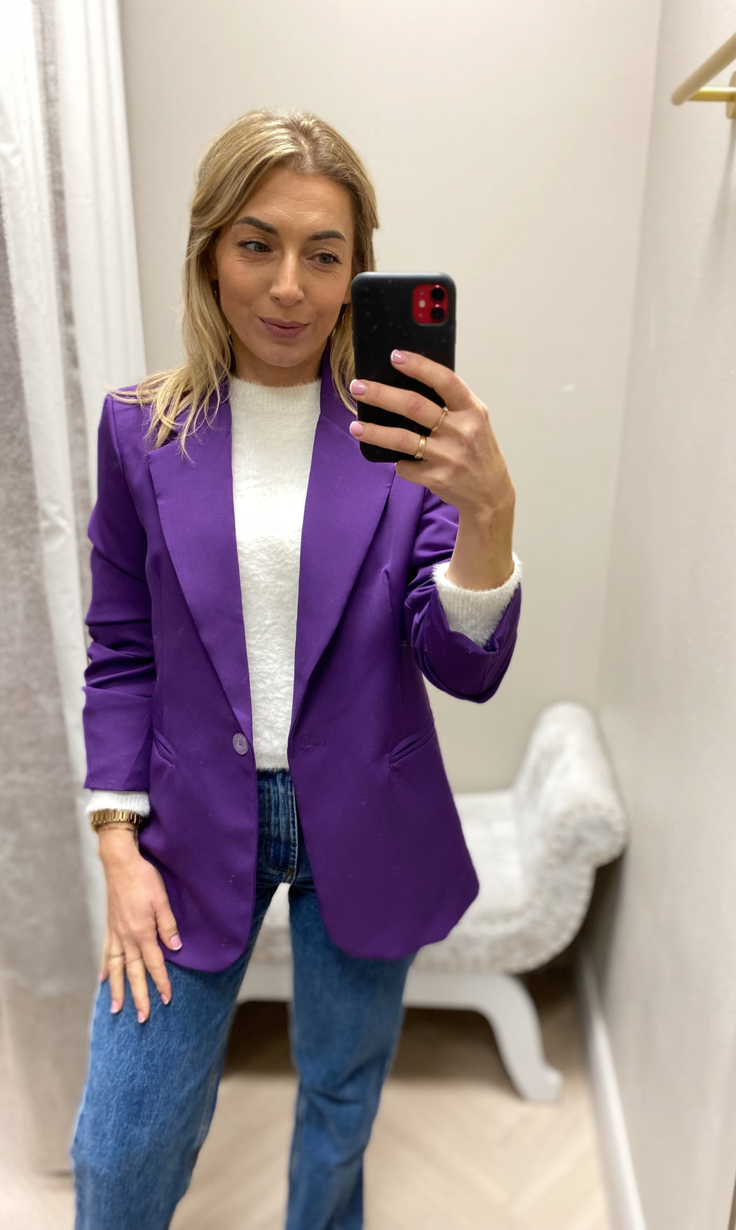 Purple Ellie blazer