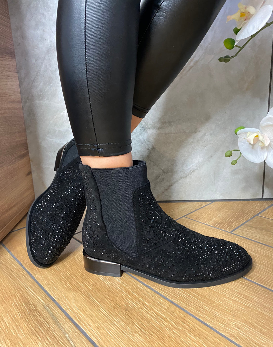 Yuni one ink gems ankle boots