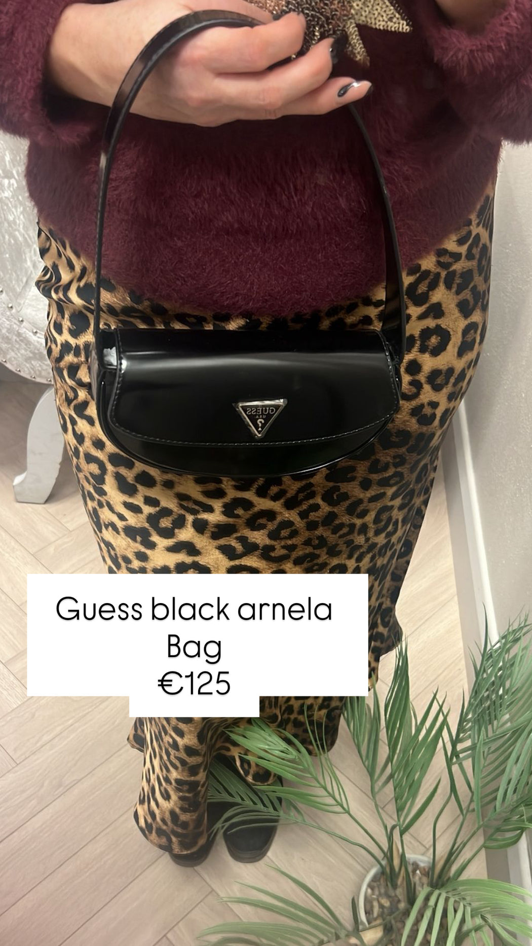 Guess black arnela mini shoulder bag NG949678