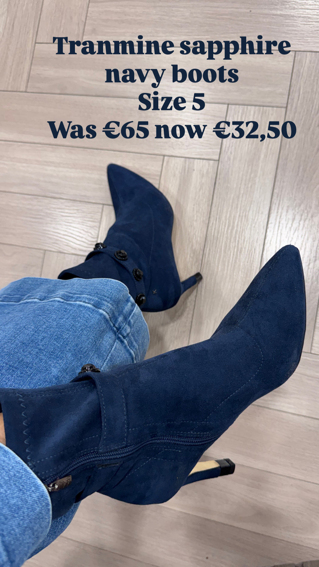 Tranmine sapphire  navy  boots