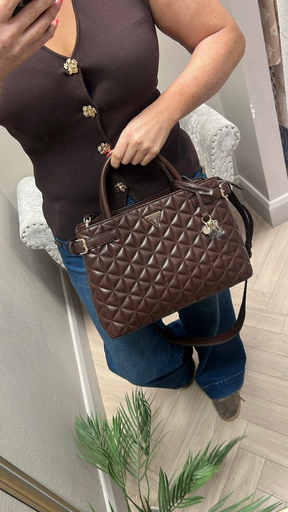Guess paisleigh tote QG988306