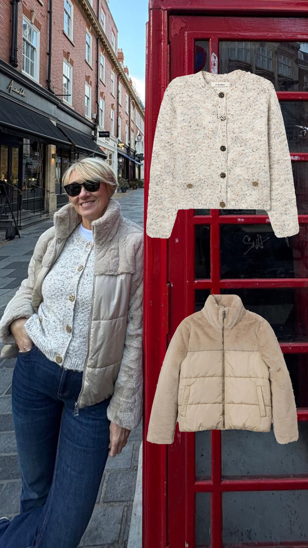 Popperes beige jacket