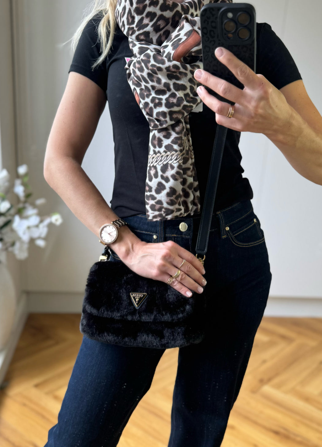 Guess black samia crossbody WB935520