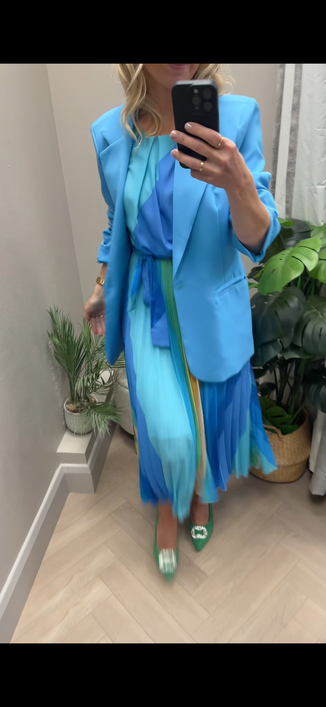 Turquoise Ellie blazer