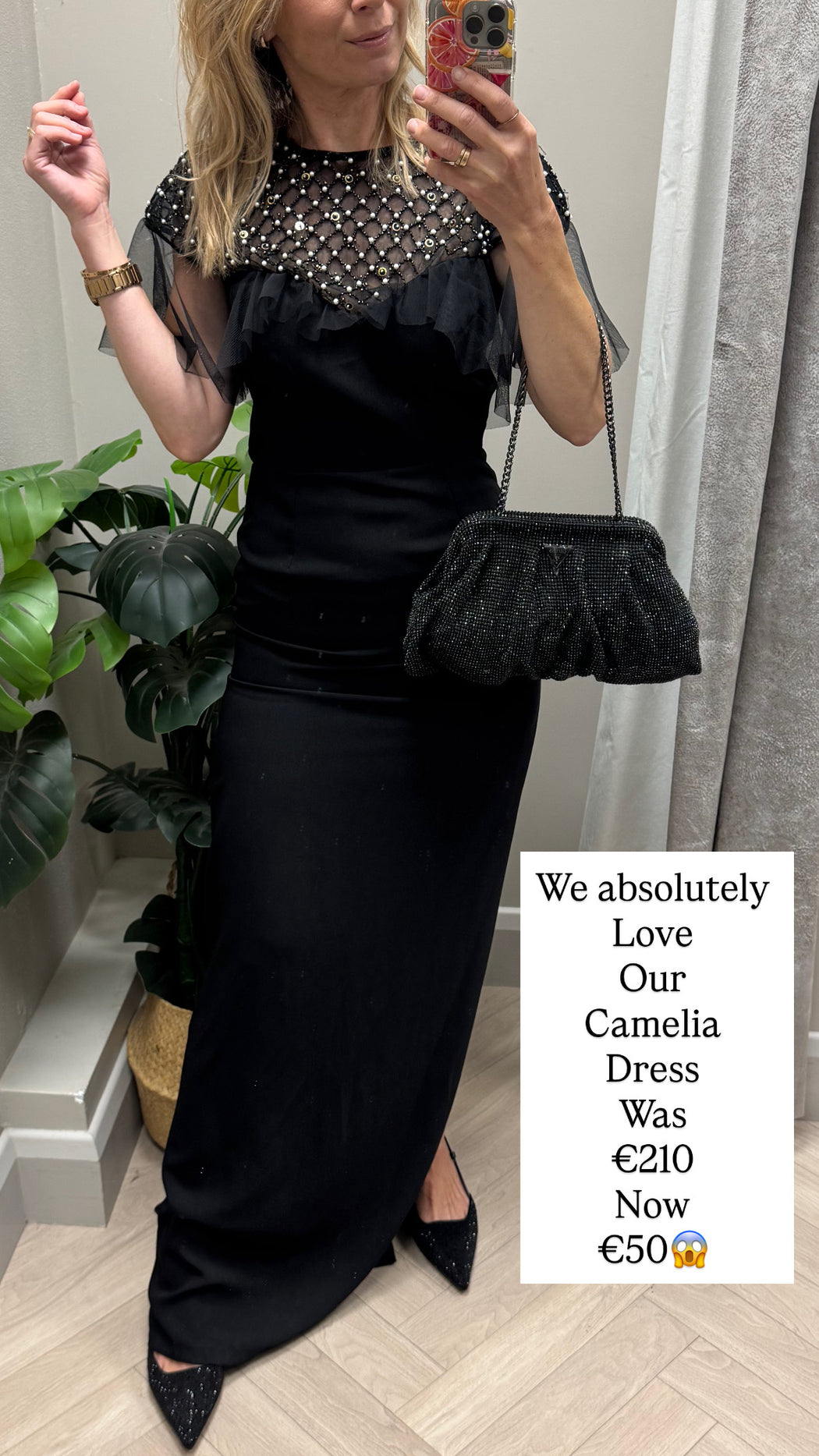 Camellia Virgos black Dress
