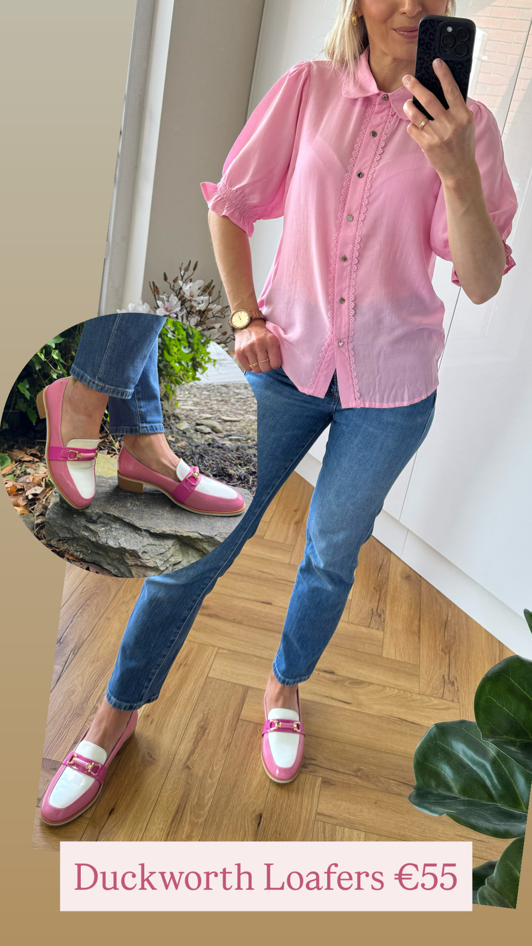 Gabrielle shirt pink