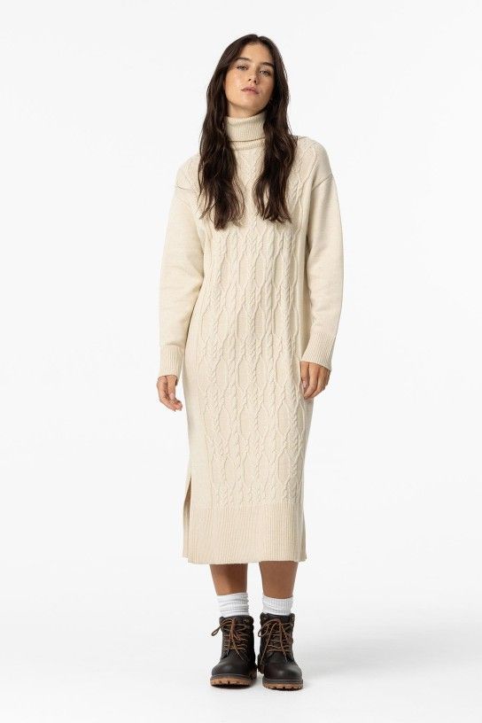 Spellbound beige knit dress