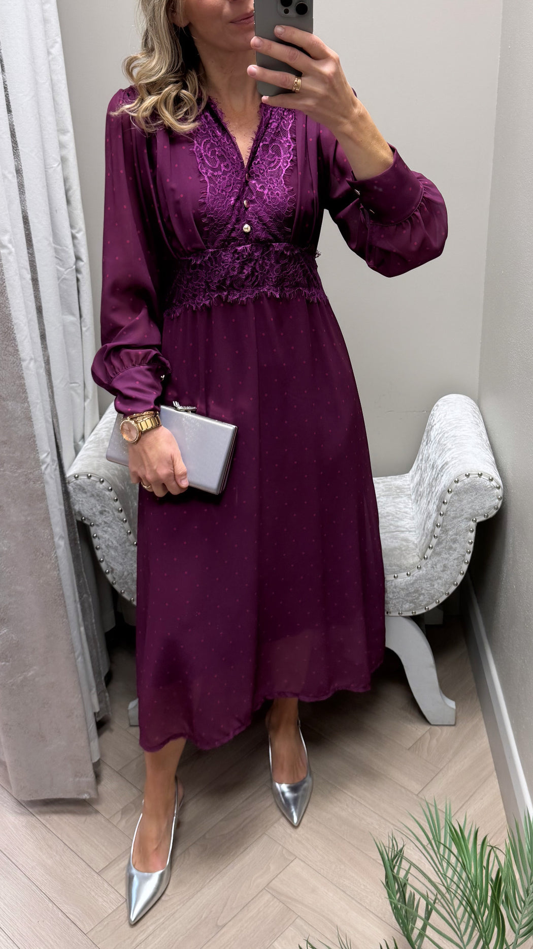 Plum kimi dress