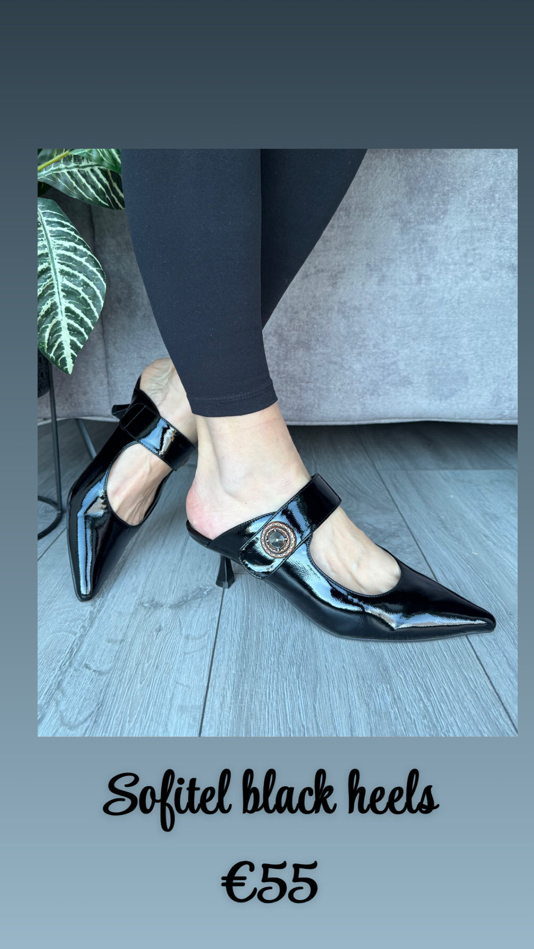 Sofitel black heels