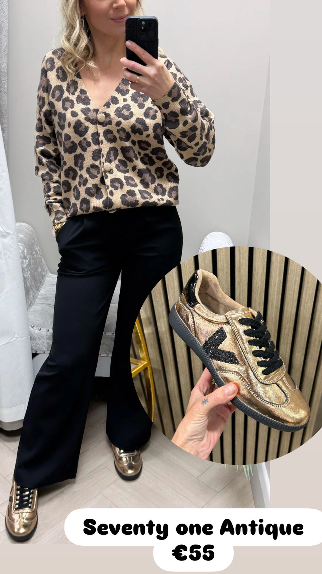 Seventy One Antique Sparkle trainers