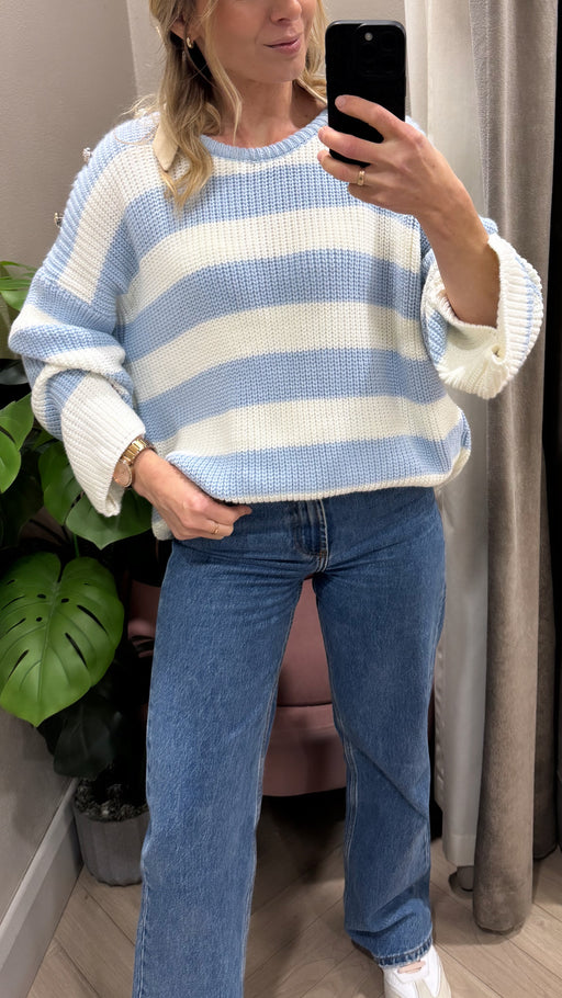 Freya blue  knit