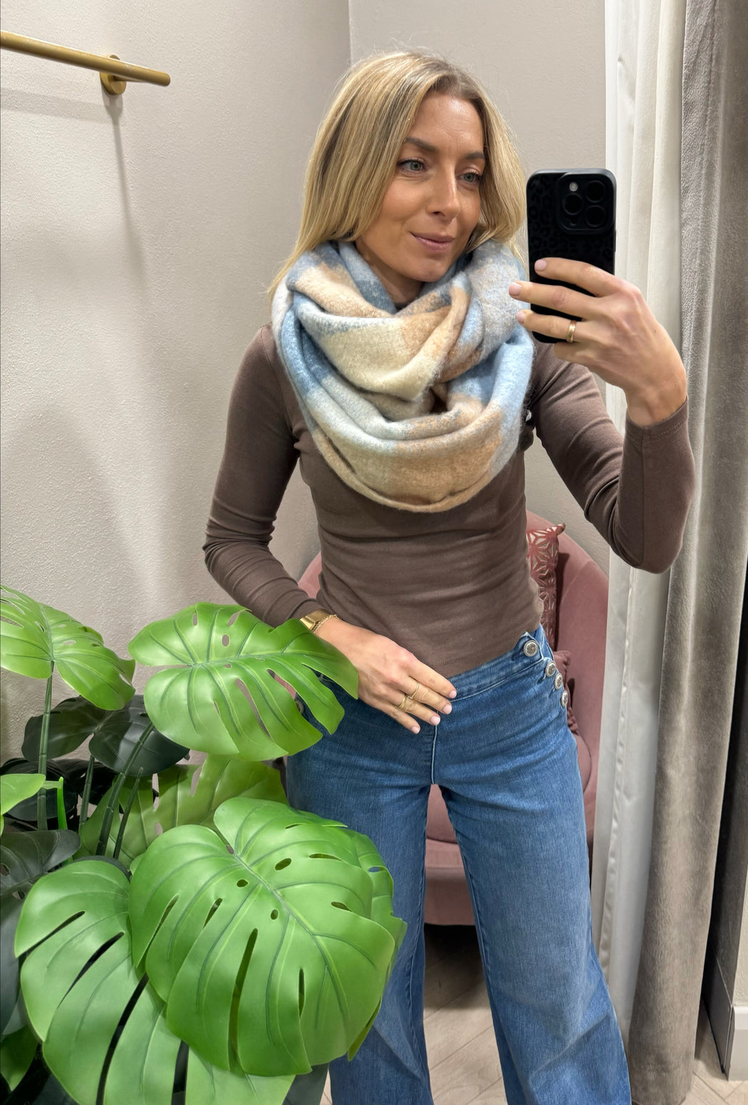 London snood scarf