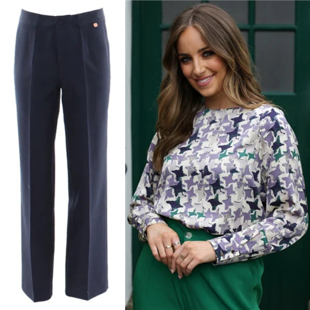 Hallie navy trousers