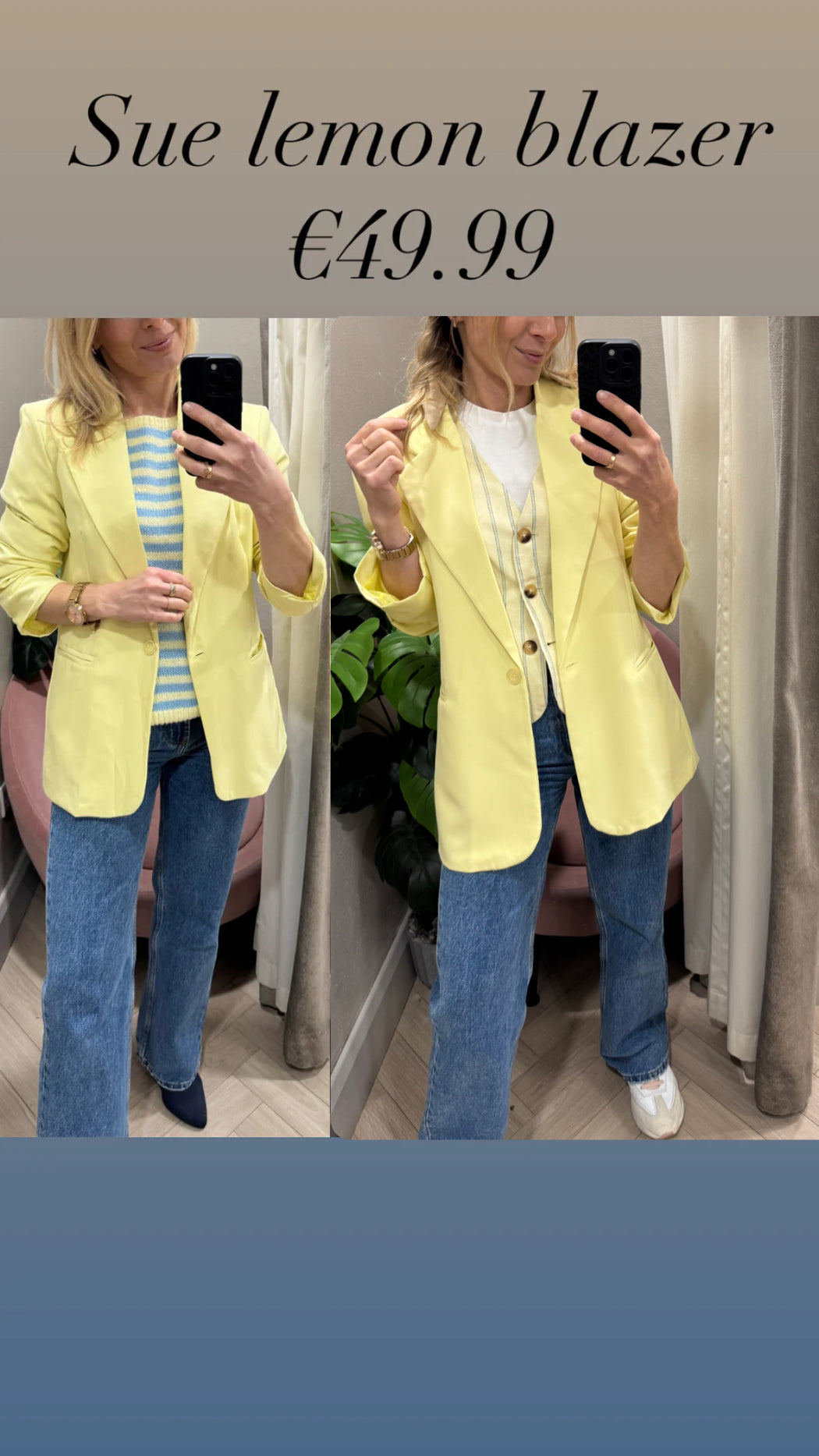 Sue lemon blazer
