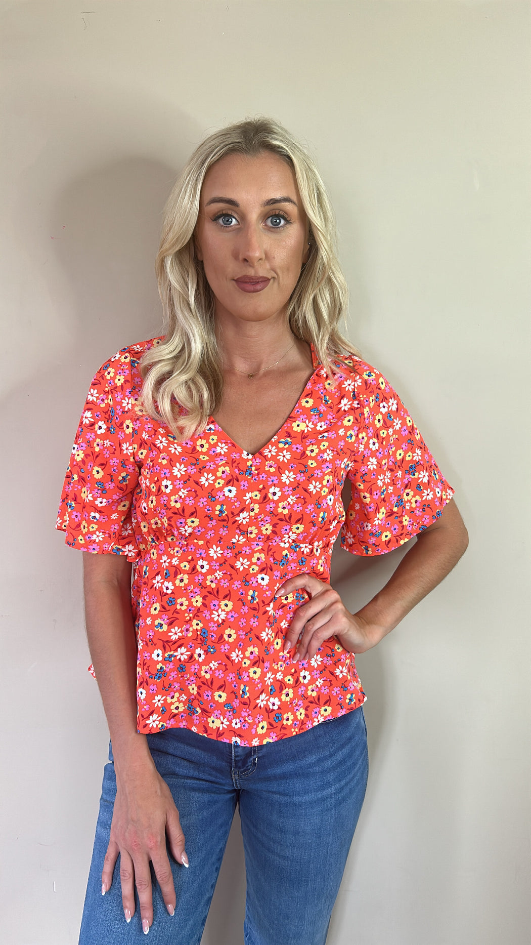 Ditsy ivy top