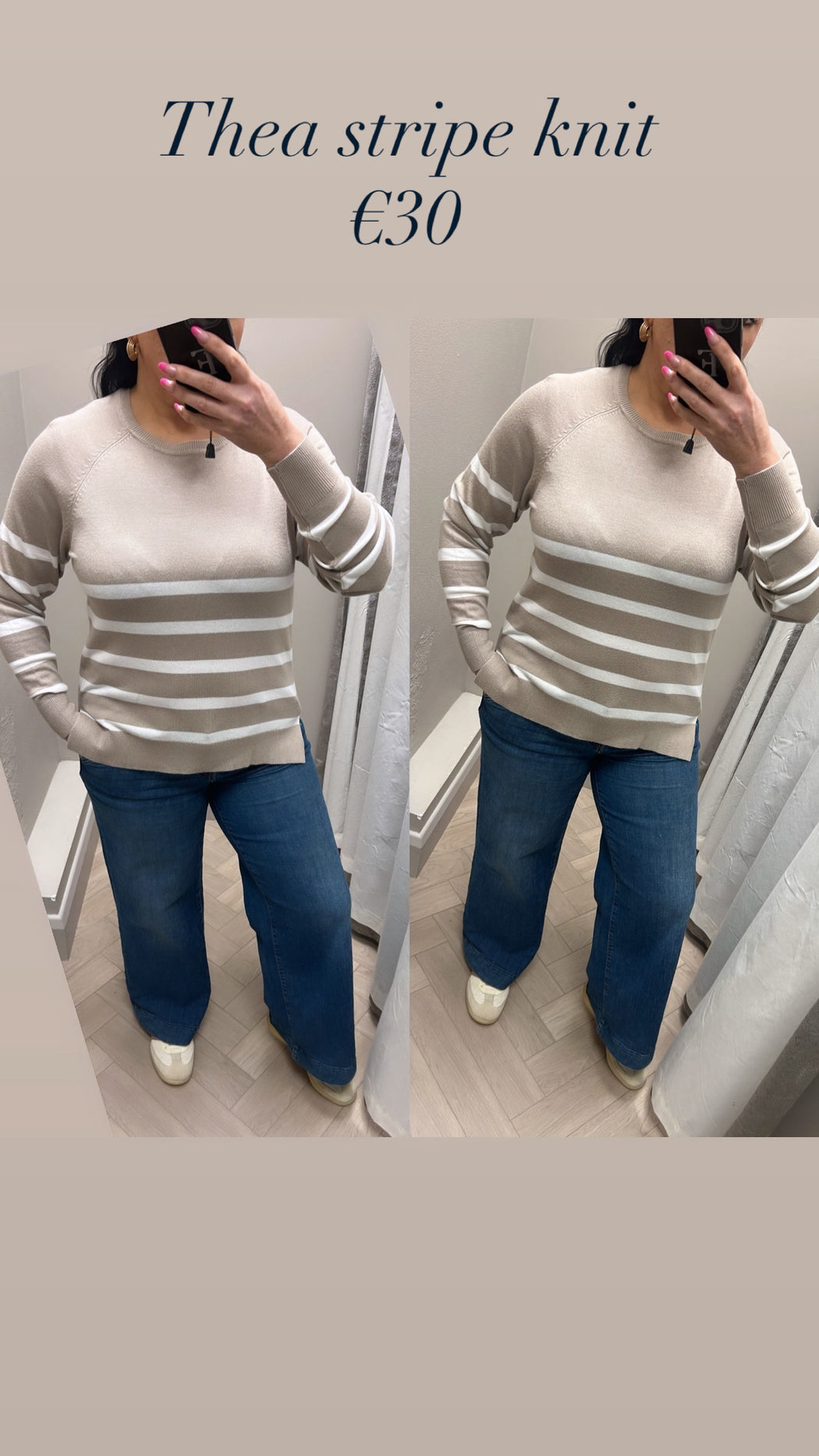 Thea stripe knit