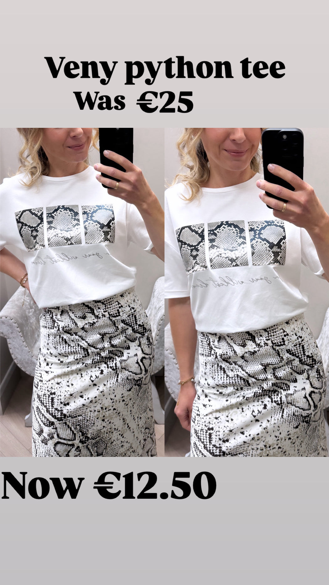 Veny python tee