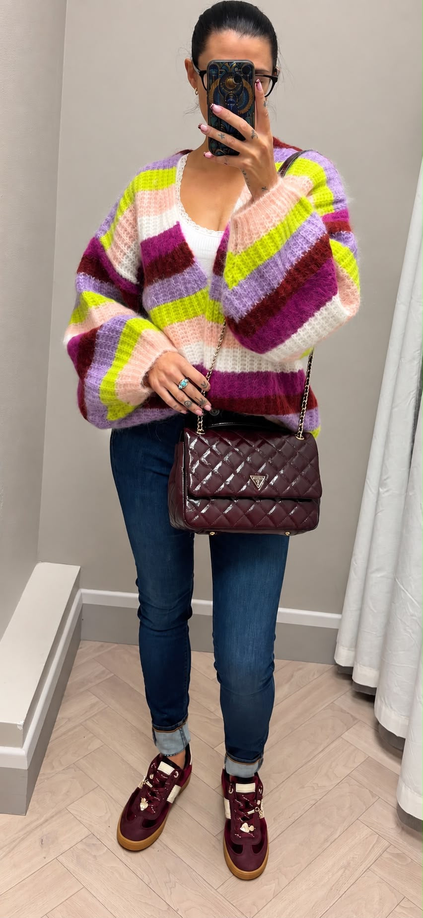 Guess Juliet burgundy QT245621 bag
