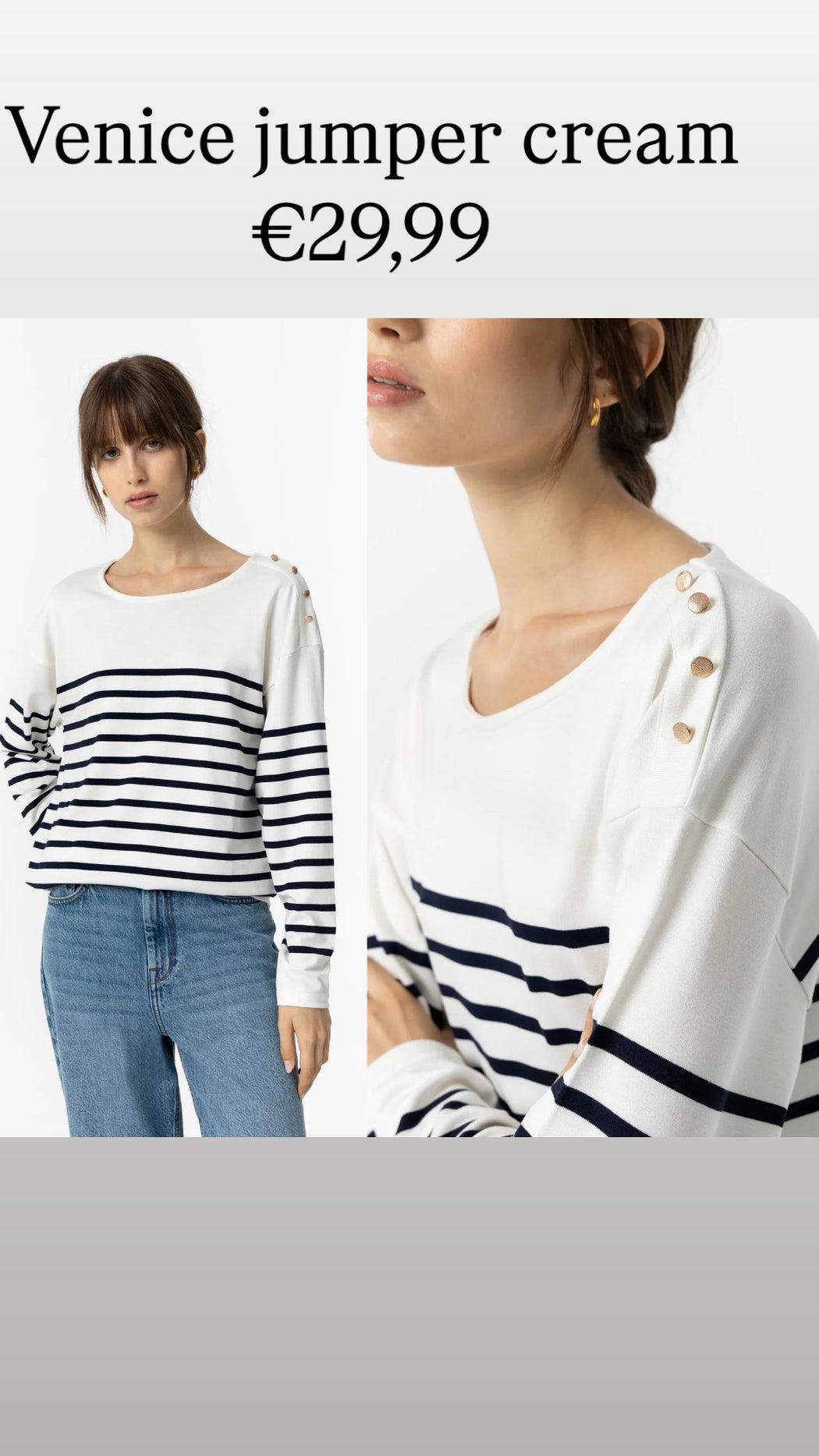 Venice jumper cream