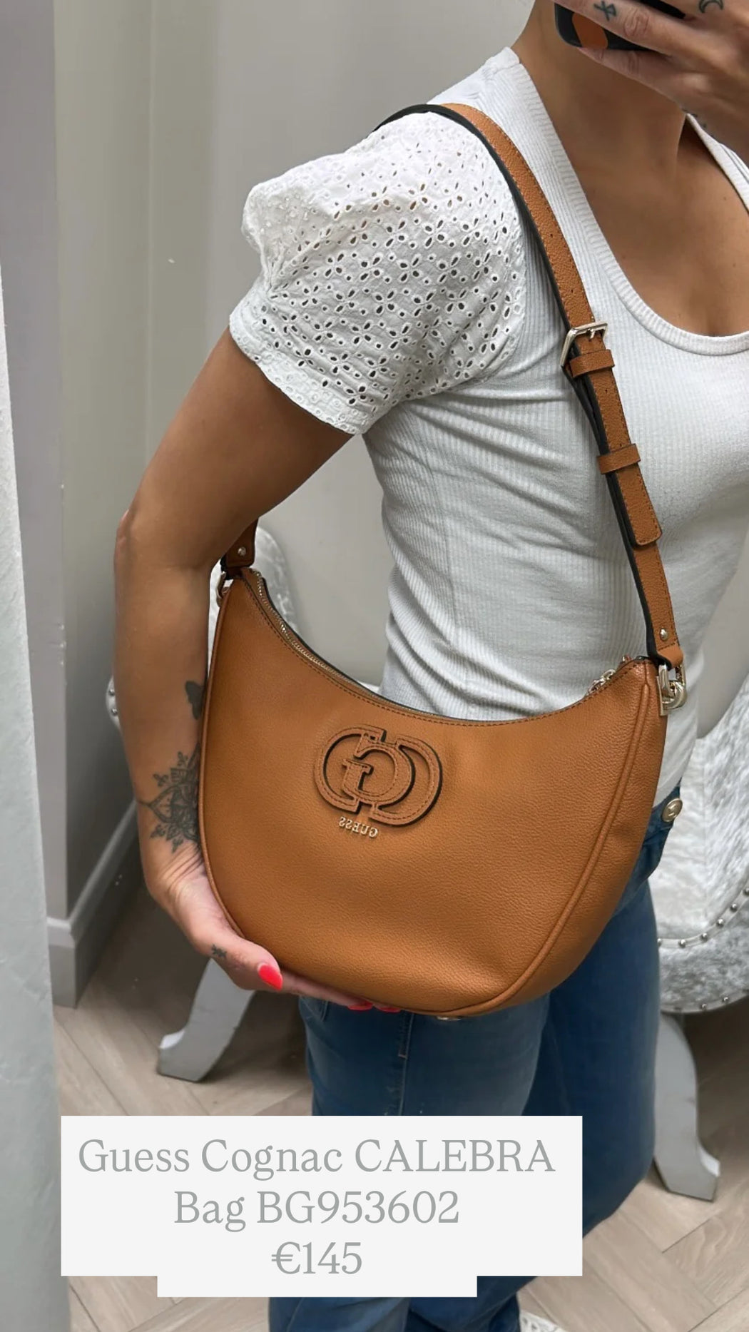 Guess Cognac CALEBRA  Bag BG953602