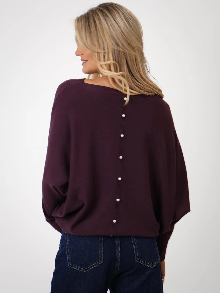 Elba pearl mulberry  knit