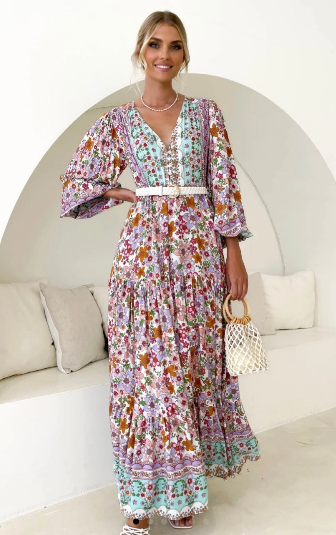 Provence print Teresa maxi