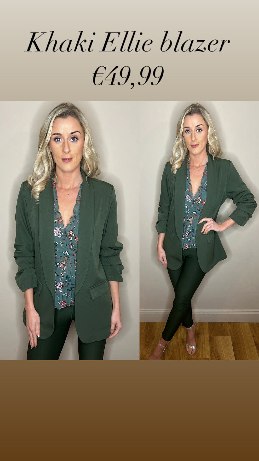 Khaki  Ellie blazer