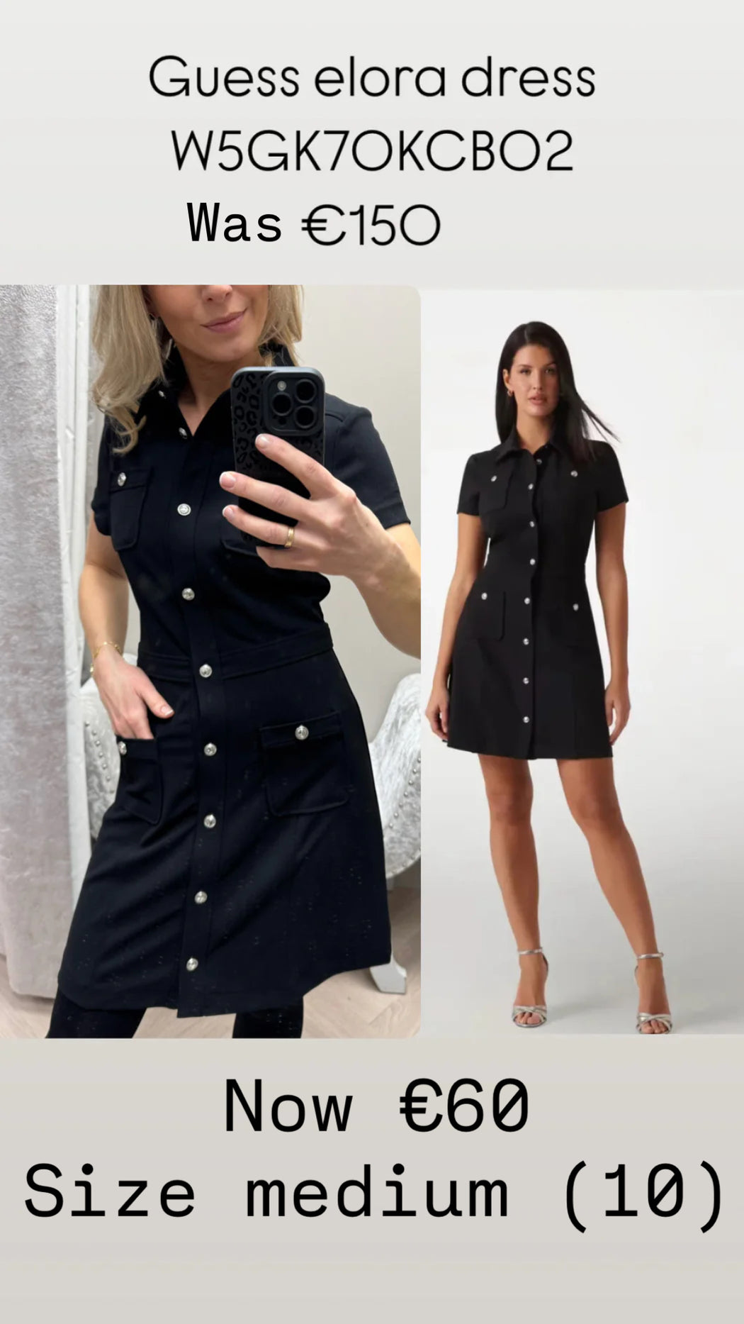 Guess elora dress W5GK70KCBO2