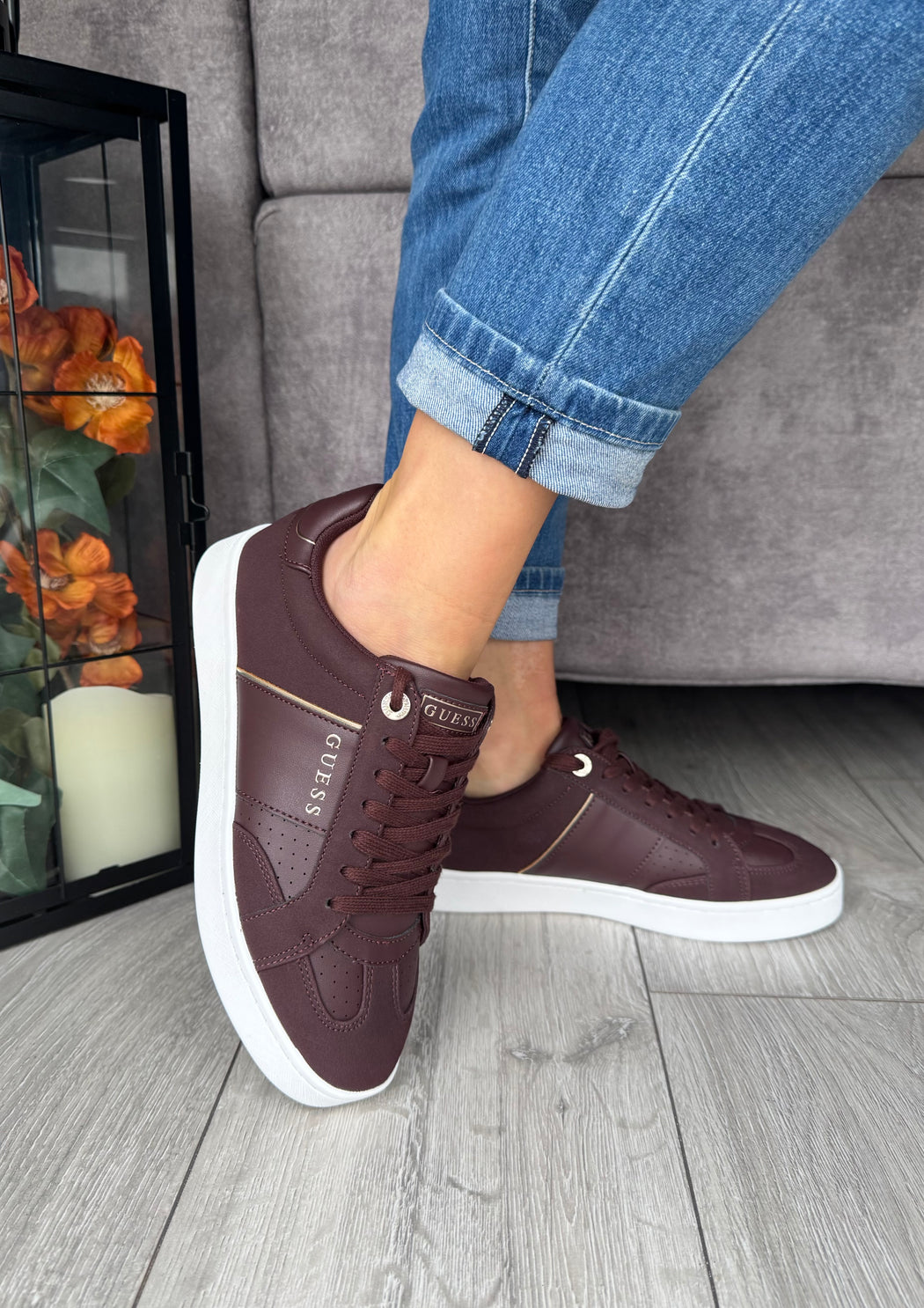 Guess jrone wine sneaker flfjr8pel12