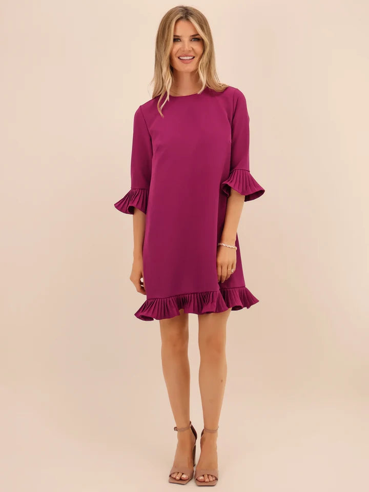Magenta Olivia dress