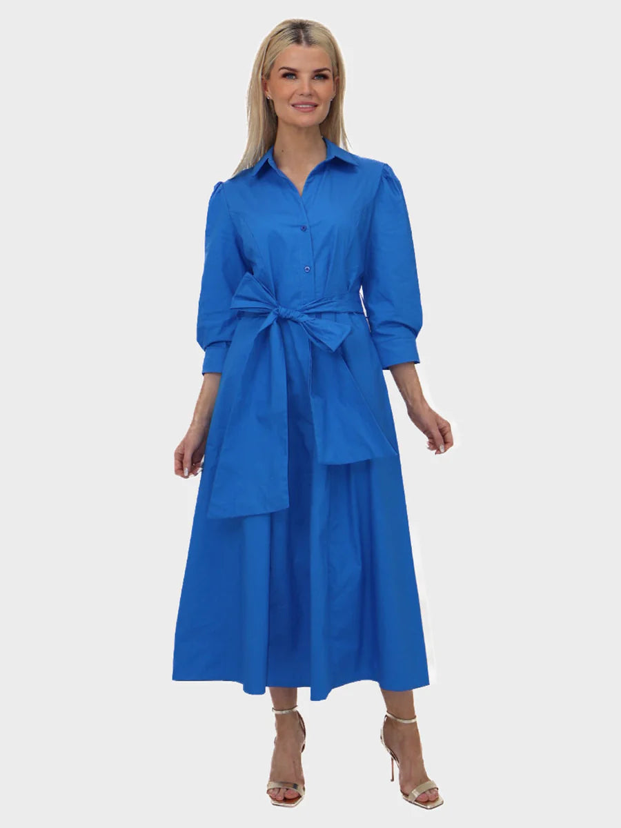 VICTORIA BLUE MAXI DRESS