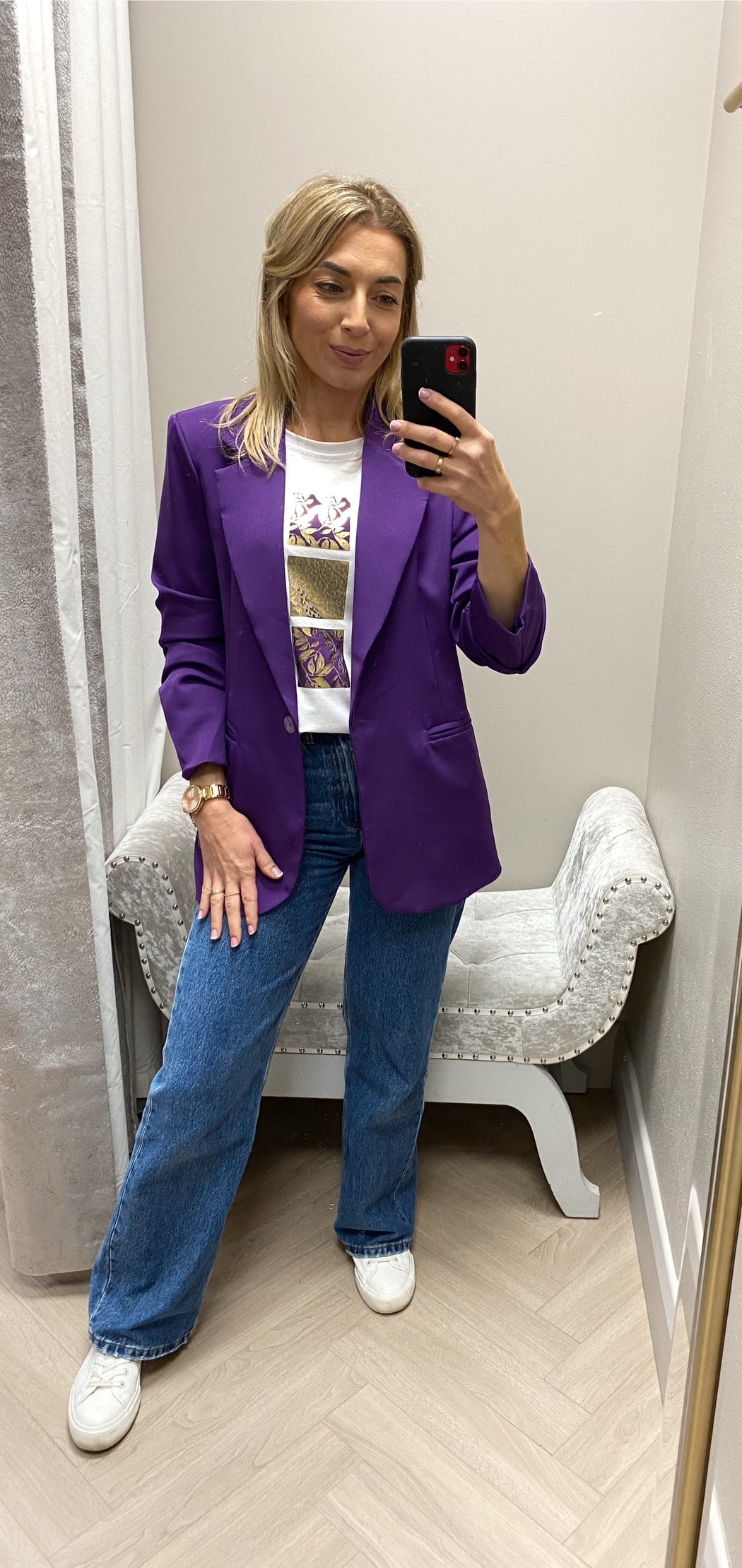 Purple Ellie blazer