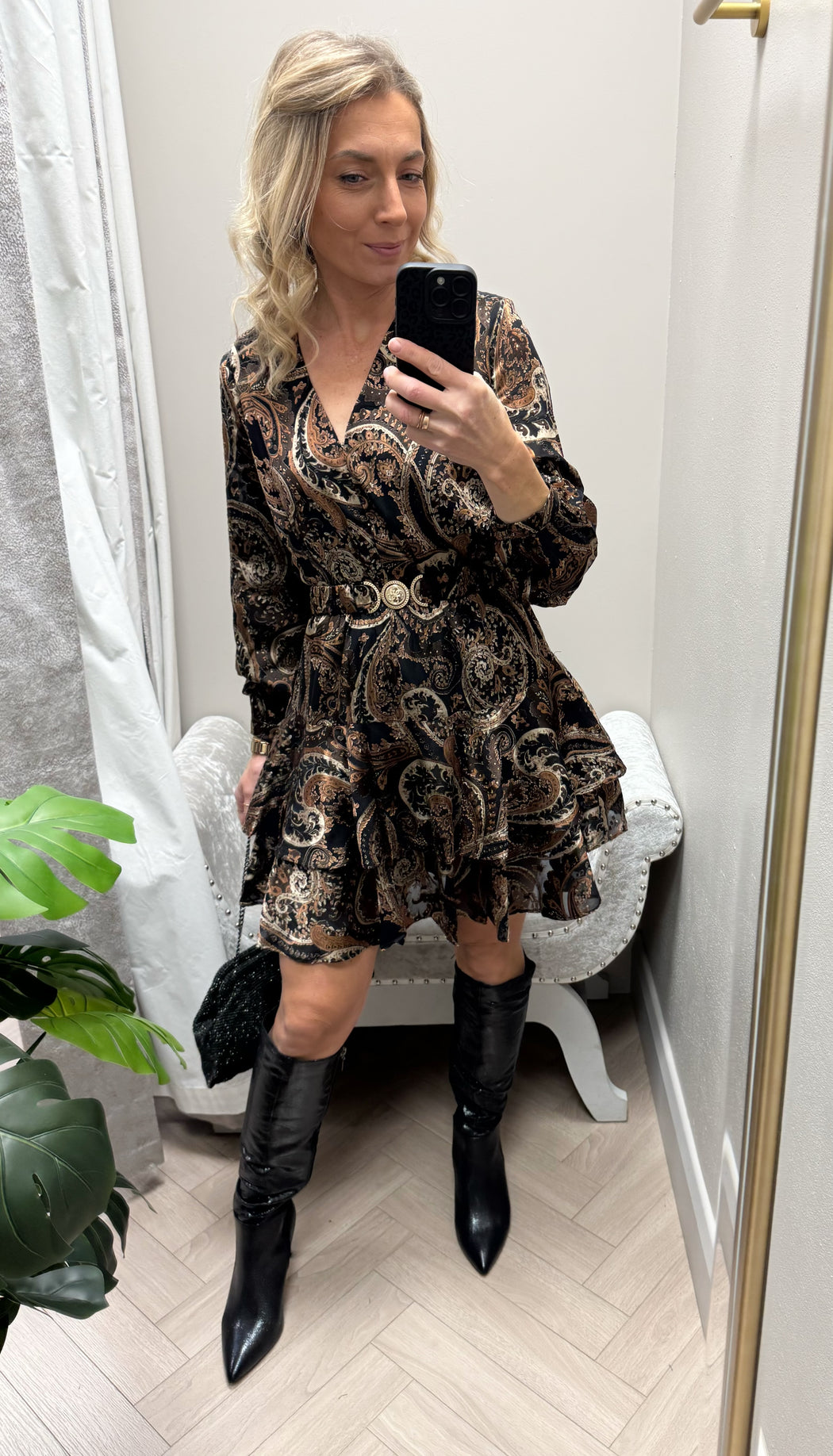 Clarisse guess paisley print dress W5BK53W2770 - P1WT