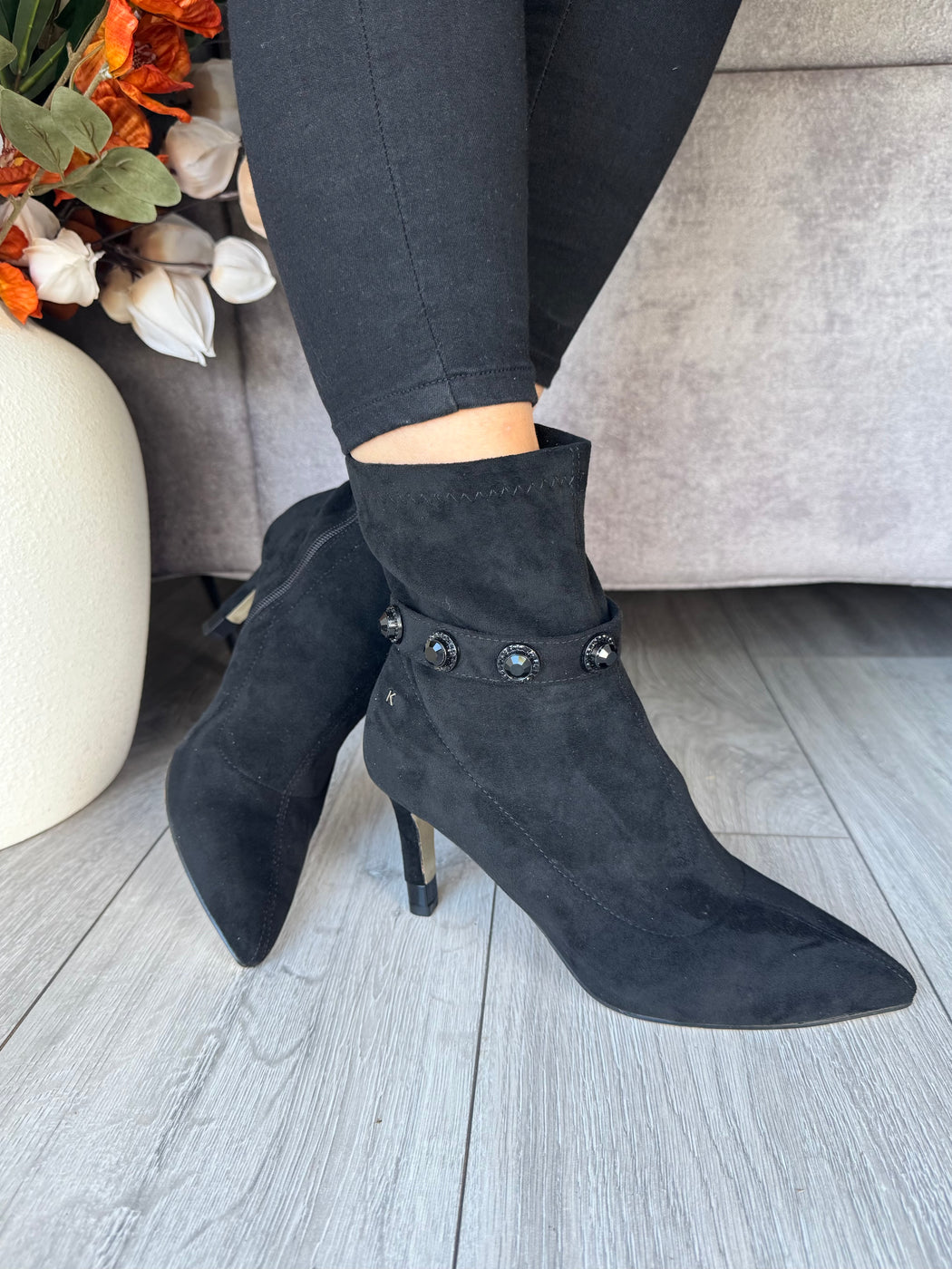 Tranmine schwarz black boots