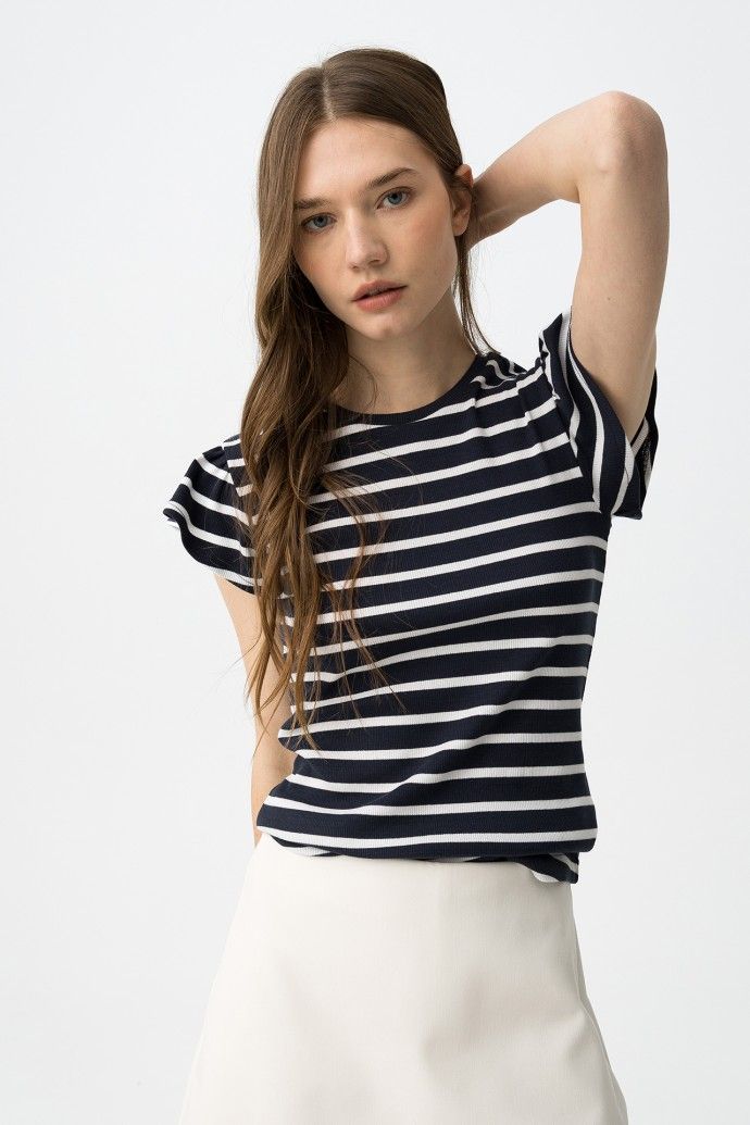 Gavi-2 navy /white t shirt