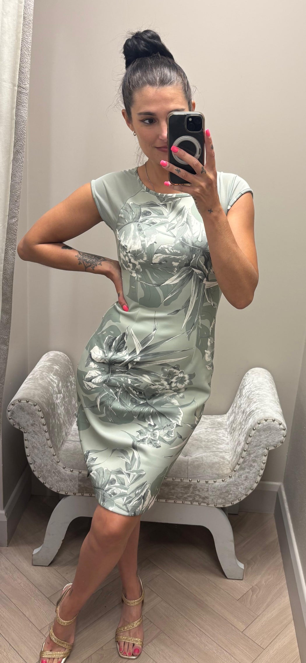 W3YK64K9UN2 guess scuba bodycon dress
