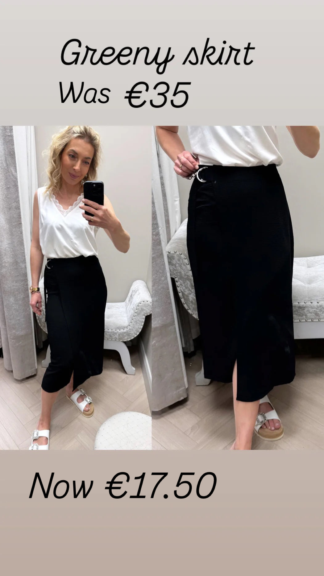 Greeny skirt
