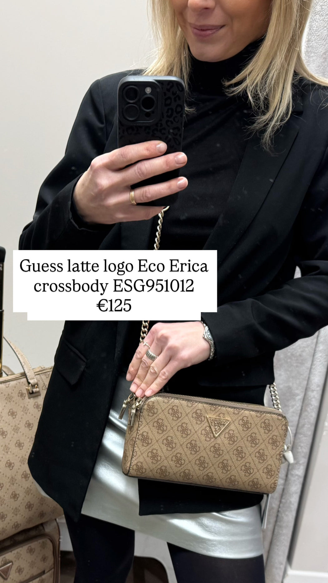 Guess latte logo Eco Erica crossbody ESG951012