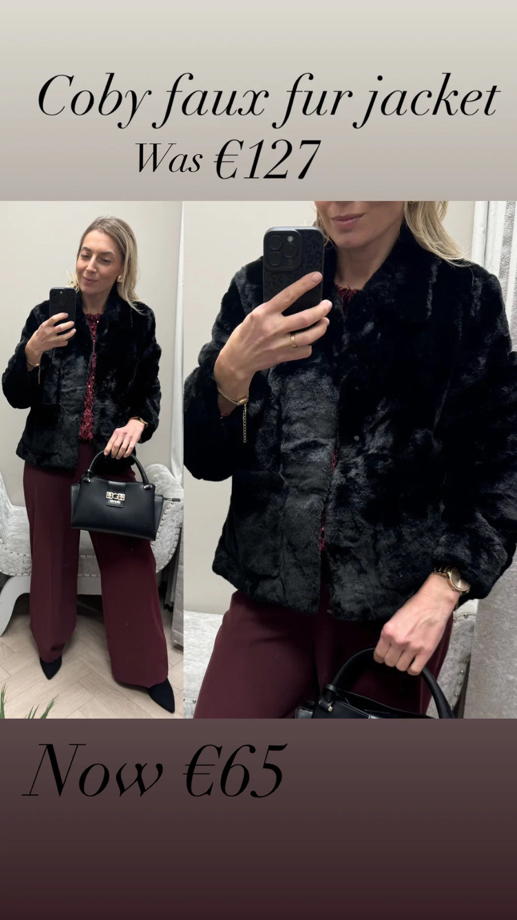 Coby faux fur jacket